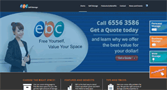 Desktop Screenshot of ebcstorage.com.sg